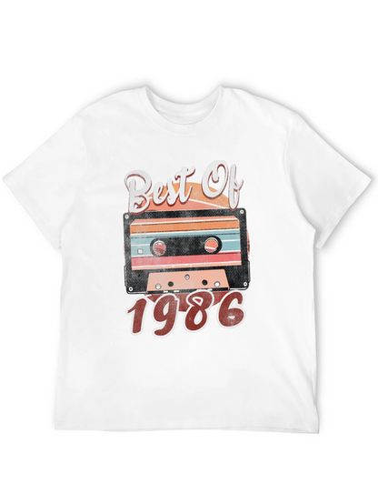 Best of 1986 Retro Cassette T-Shirt