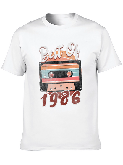 Best of 1986 Retro Cassette T-Shirt