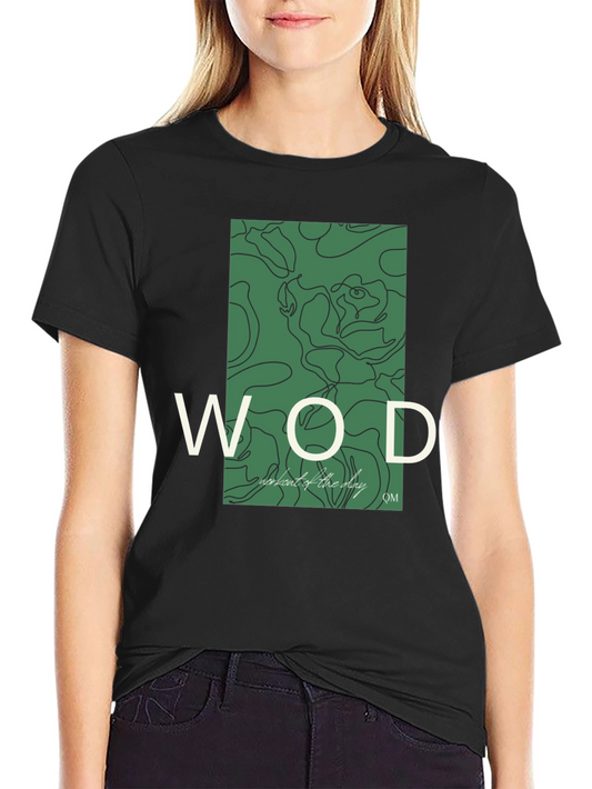 Workout of the Day Graphic Tee - Black