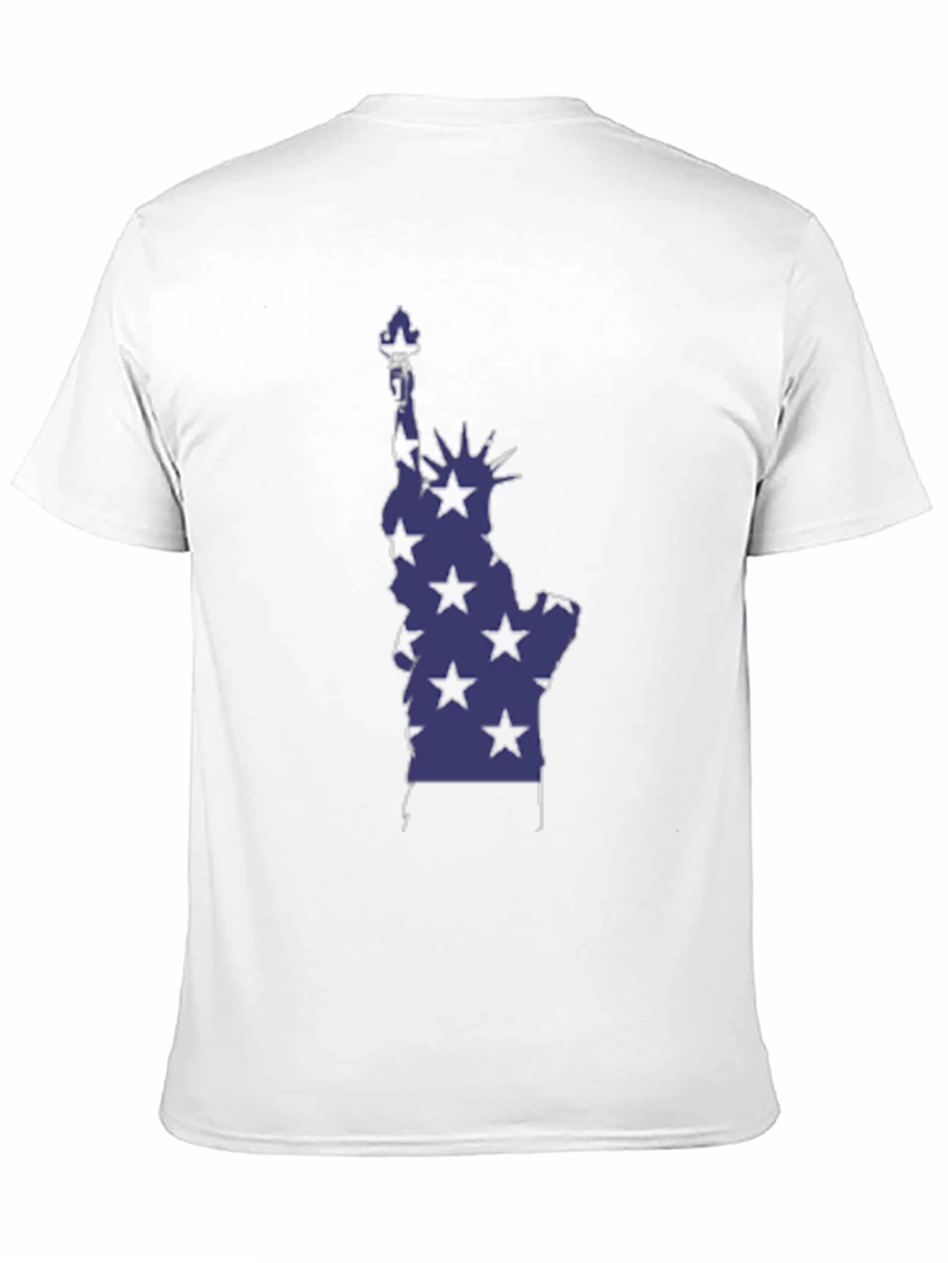 Statue of Liberty Star Graphic Tee - Black