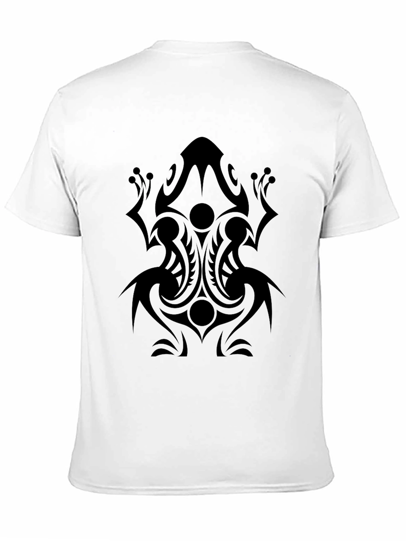 Tribal Frog Graphic Tee - Mens Black T-Shirt