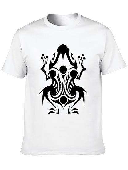 Tribal Frog Graphic Tee - Mens Black T-Shirt