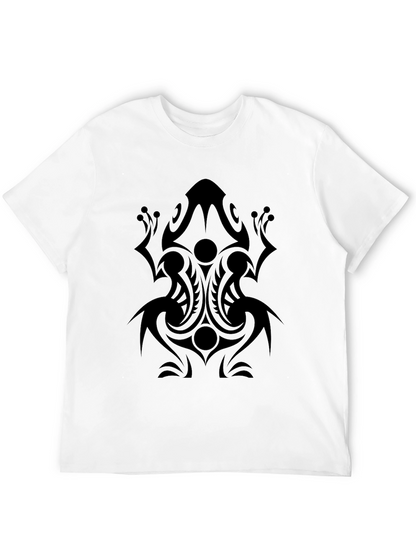 Tribal Frog Graphic Tee - Mens Black T-Shirt