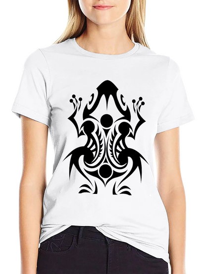 Tribal Frog Graphic Tee - Mens Black T-Shirt