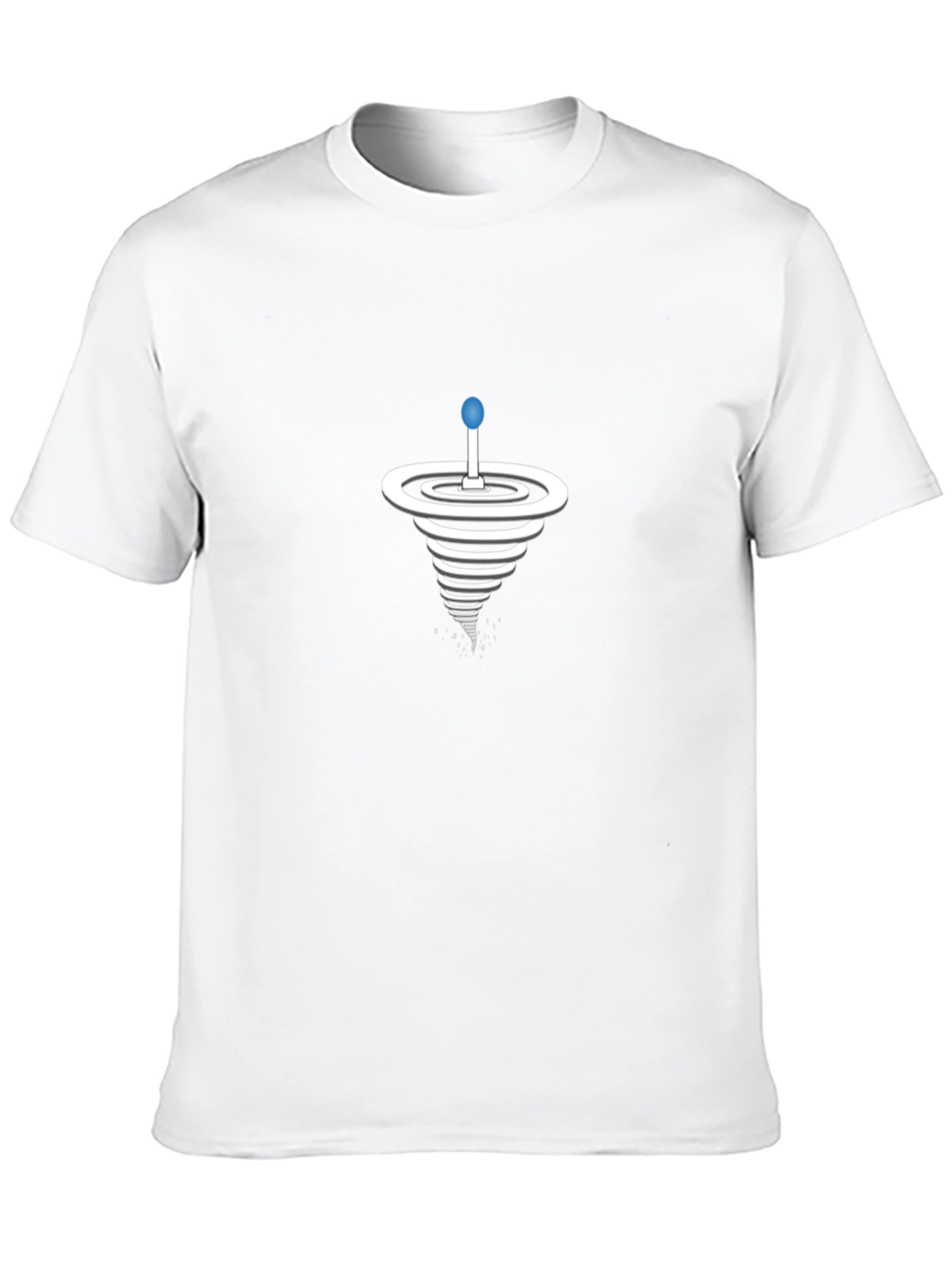 Spiral Illusion Graphic T-Shirt - Modern Style