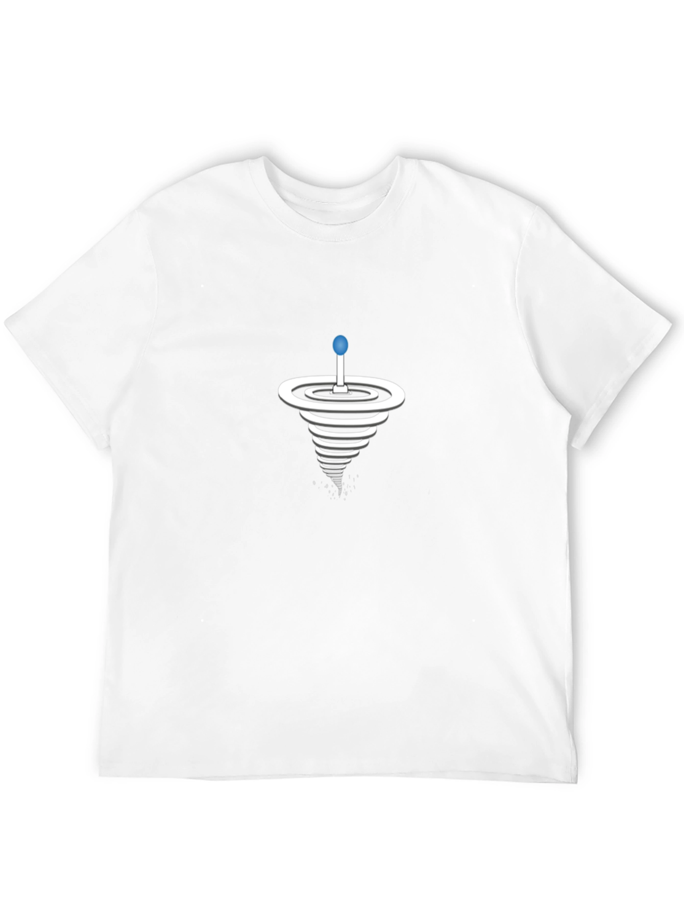 Spiral Illusion Graphic T-Shirt - Modern Style