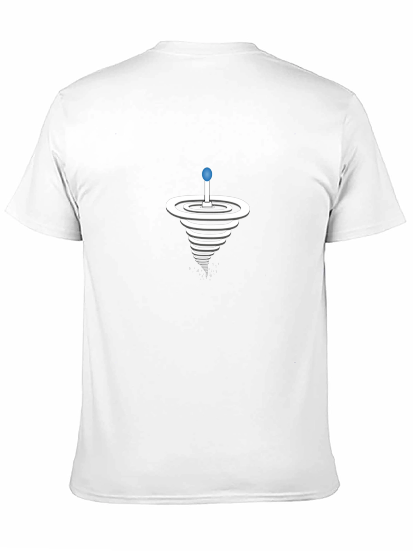 Spiral Illusion Graphic T-Shirt - Modern Style