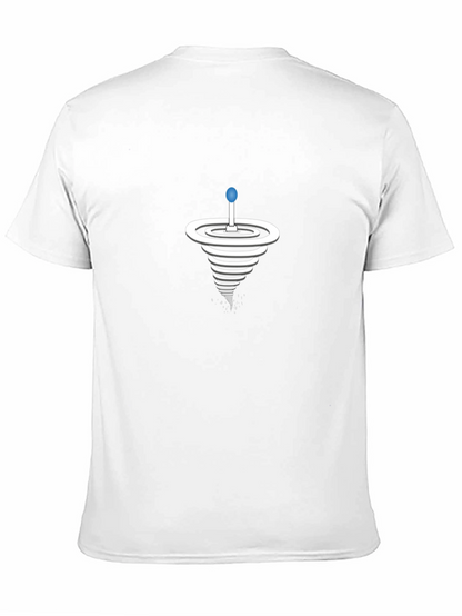 Spiral Illusion Graphic T-Shirt - Modern Style