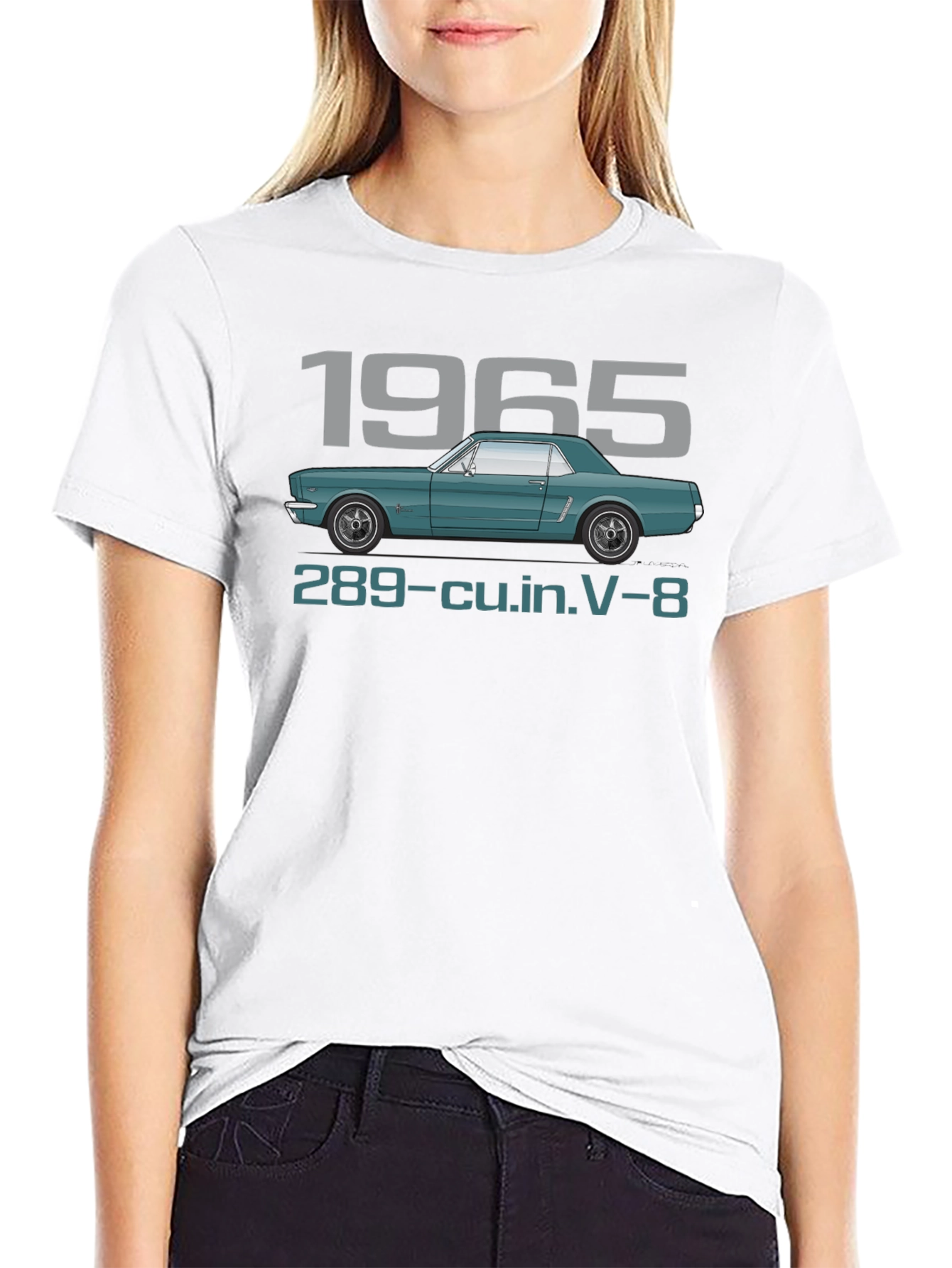 1965 Ford Mustang V-8 Graphic T-Shirt