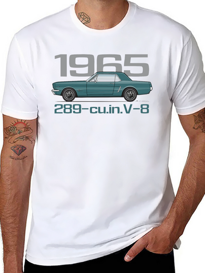1965 Ford Mustang V-8 Graphic T-Shirt