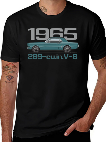 1965 Ford Mustang V-8 Graphic T-Shirt