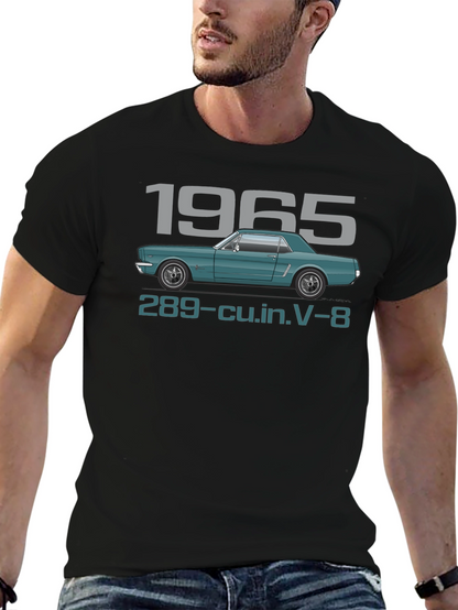 1965 Ford Mustang V-8 Graphic T-Shirt