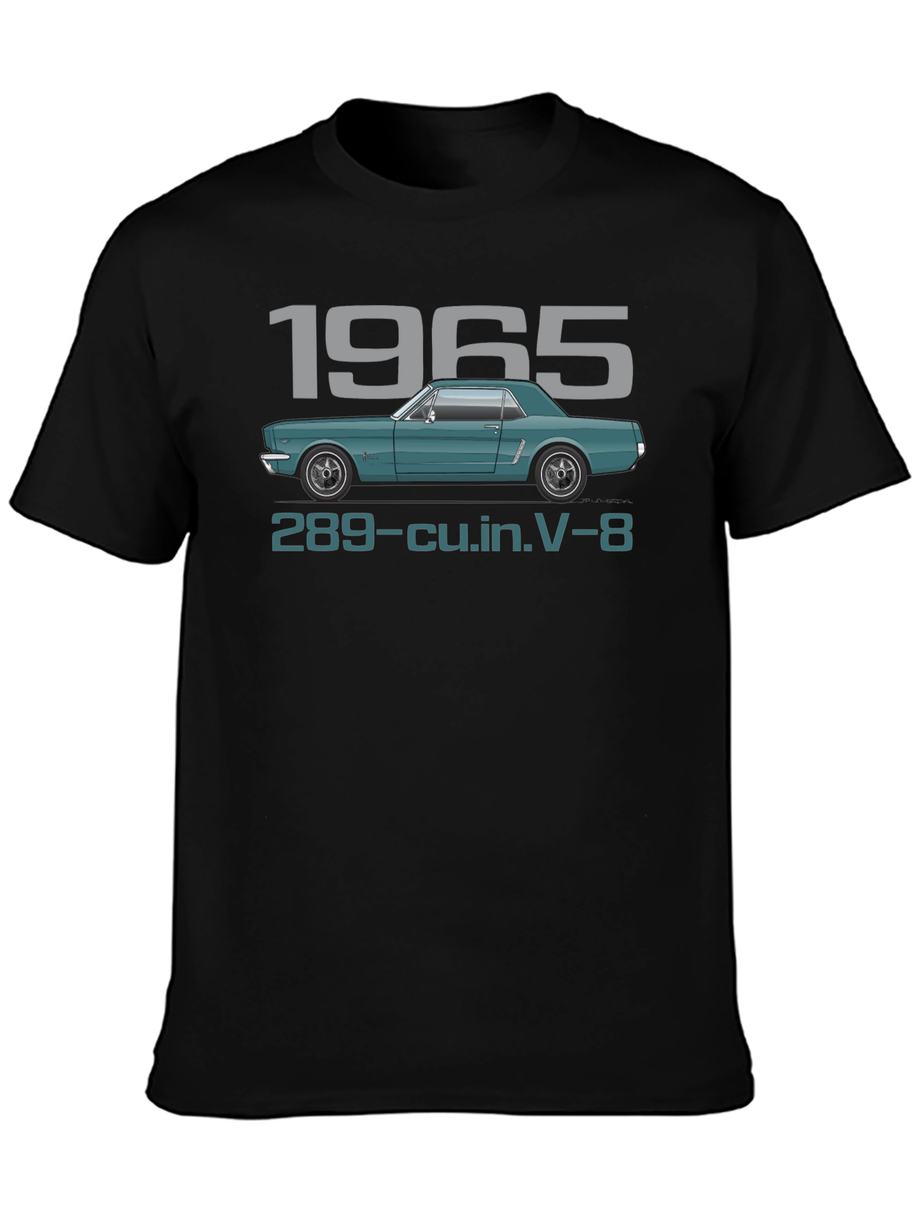 1965 Ford Mustang V-8 Graphic T-Shirt