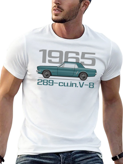 1965 Ford Mustang V-8 Graphic T-Shirt
