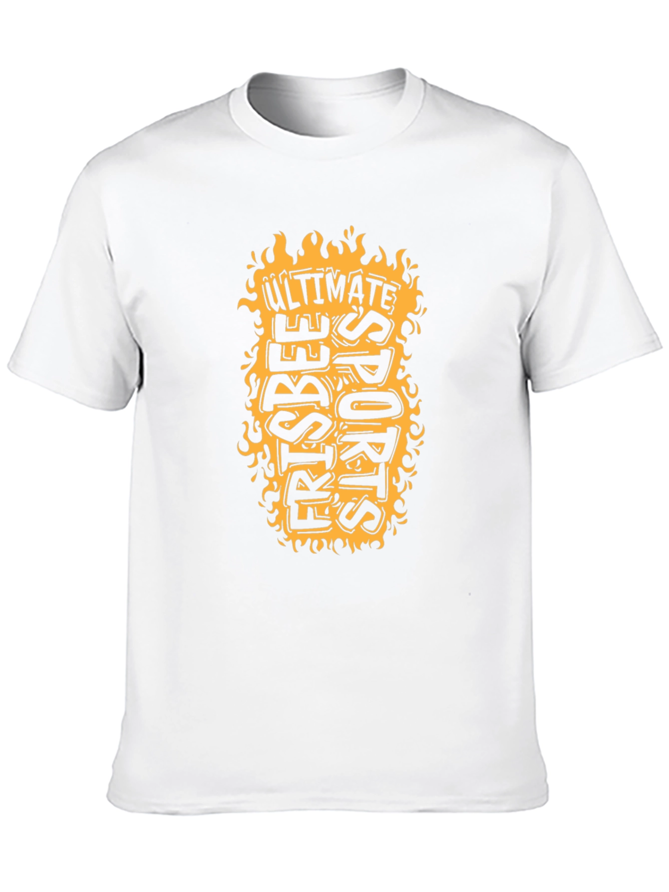 Ultimate Frisbee Sports T-Shirt - Black