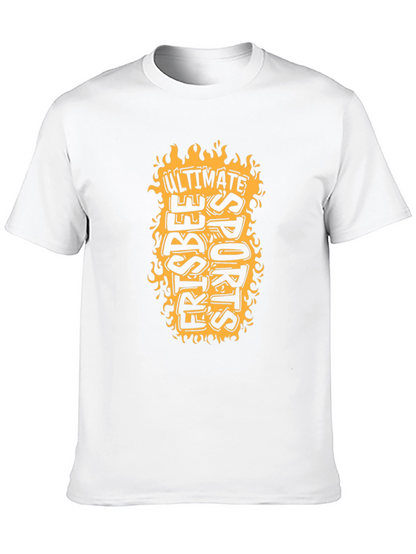 Ultimate Frisbee Sports T-Shirt - Black