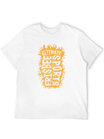 Ultimate Frisbee Sports T-Shirt - Black