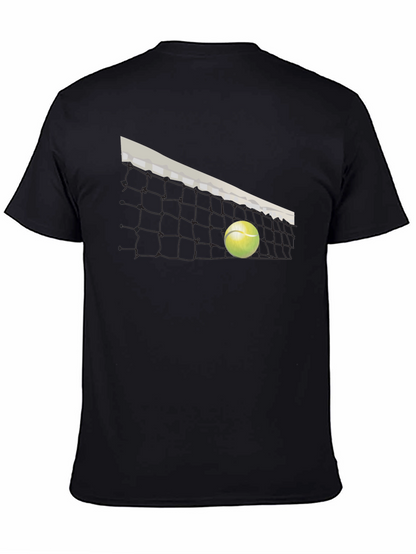 Tennis Net Graphic T-Shirt - Stylish Sportswear