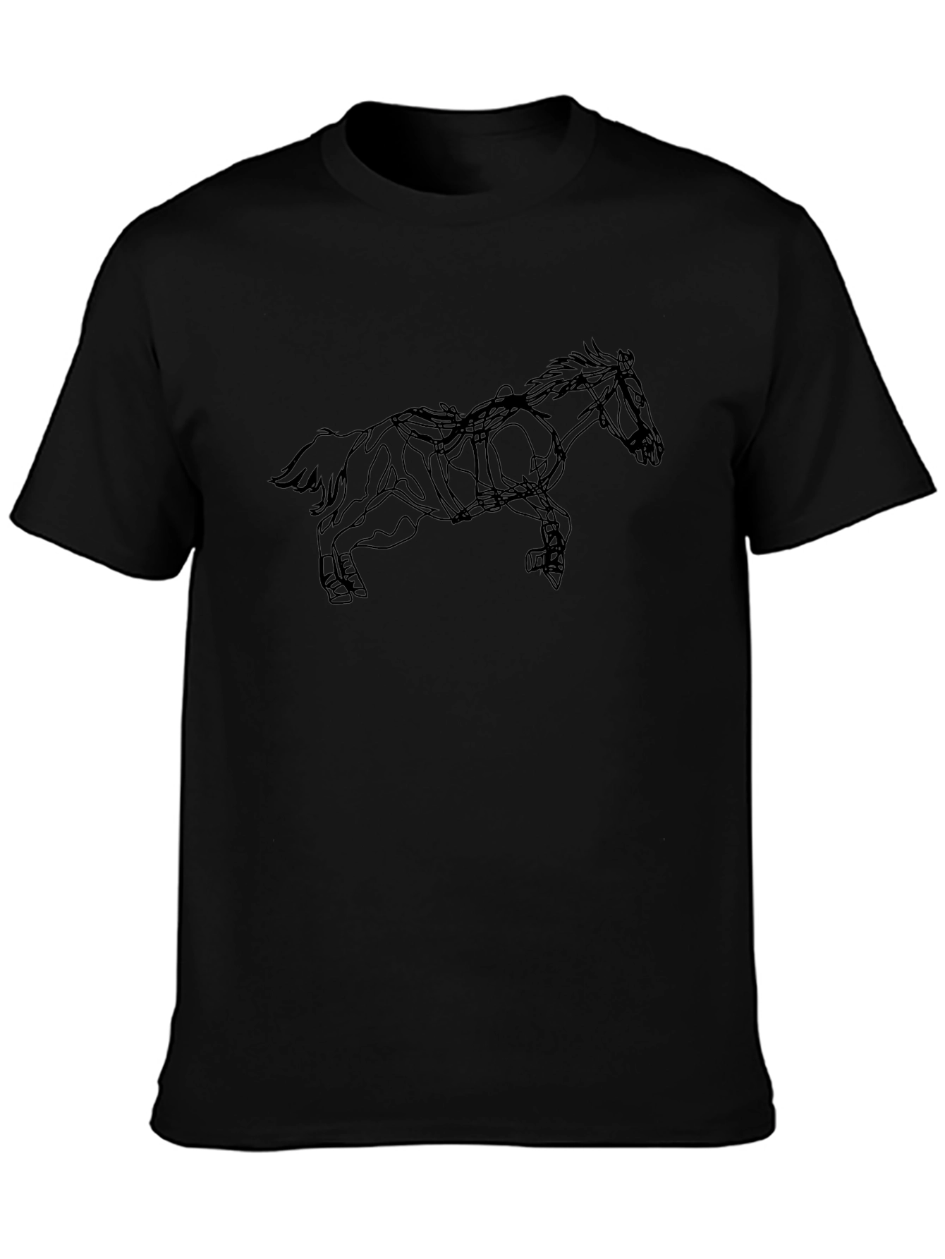 Black Horse Graphic Tee
