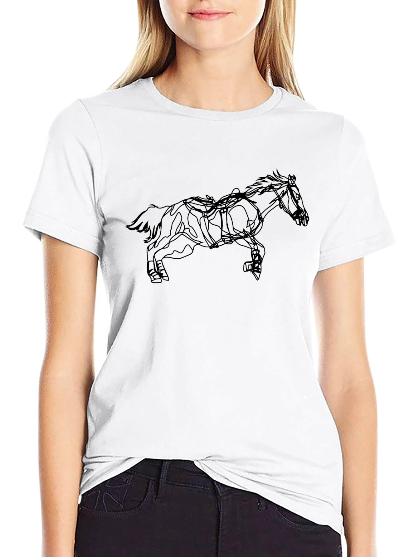 Black Horse Graphic Tee