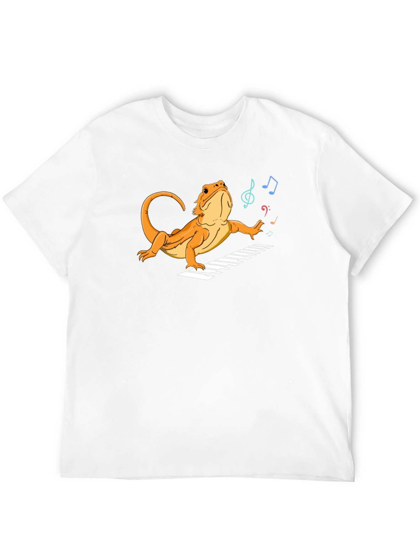 Bearded Dragon Musician T-Shirt