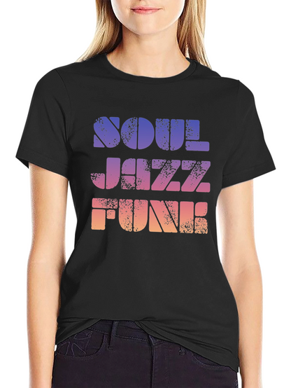 Soul Jazz Funk Retro Graphic T-Shirt