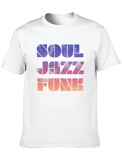 Soul Jazz Funk Retro Graphic T-Shirt