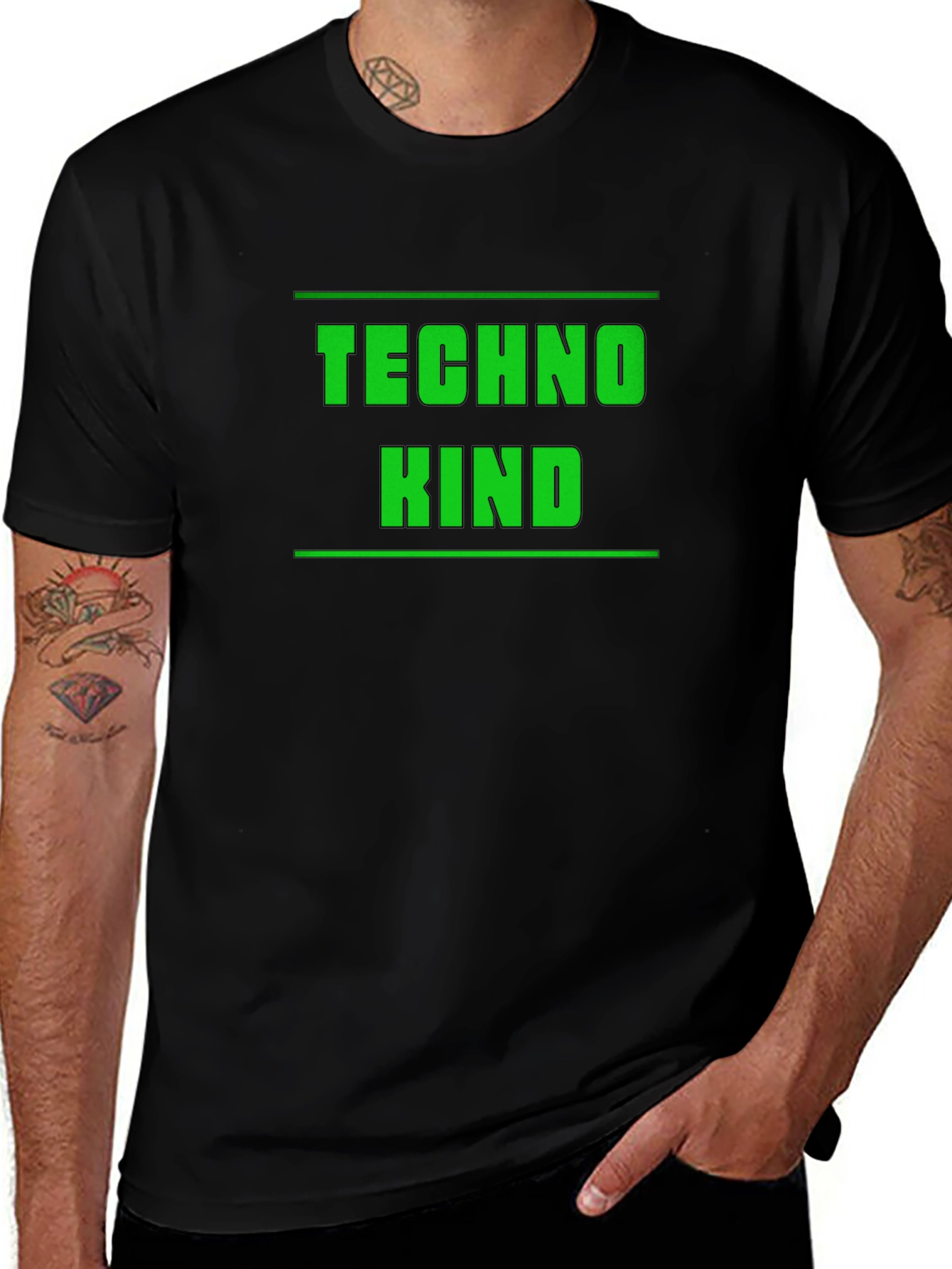 Techno Kind T-Shirt - Black