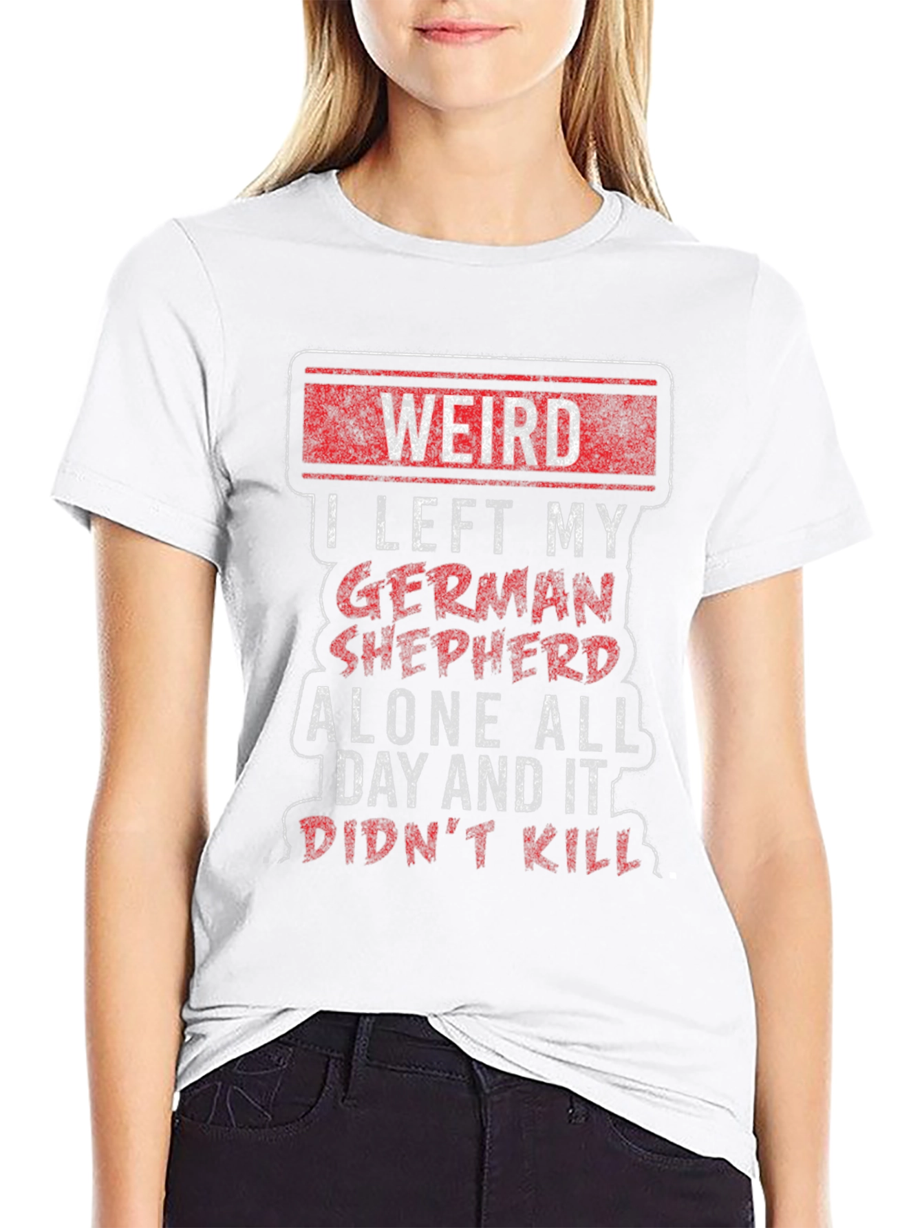 Weird German Shepherd T-Shirt