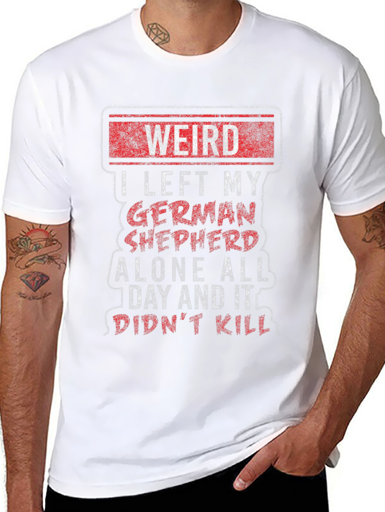 Weird German Shepherd T-Shirt