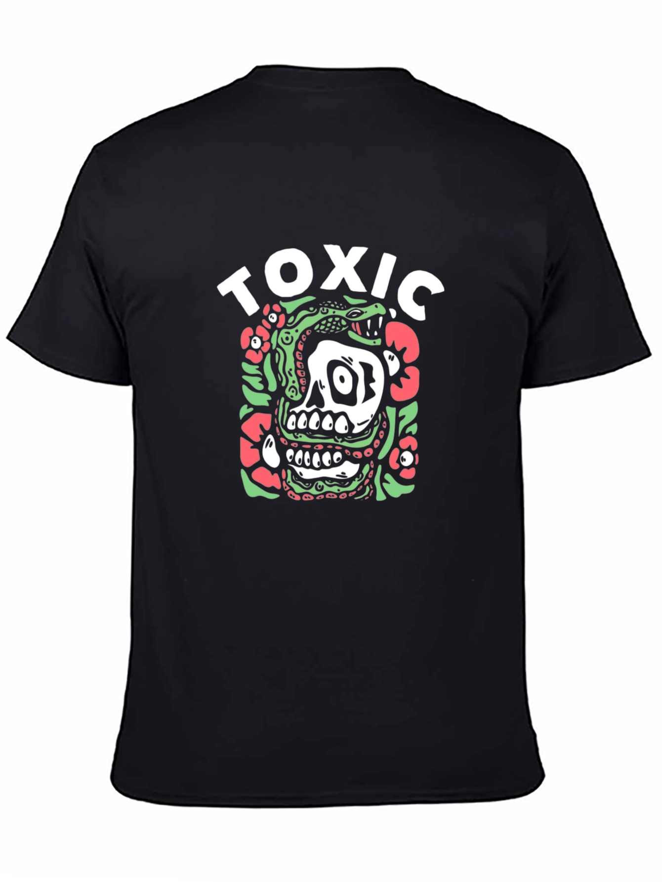 Toxic Skull Graphic Tee - Unique Design!