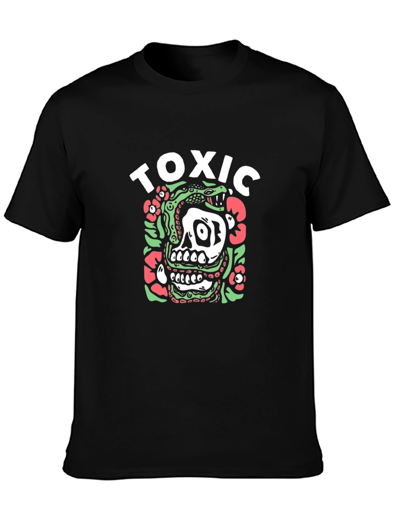 Toxic Skull Graphic Tee - Unique Design!