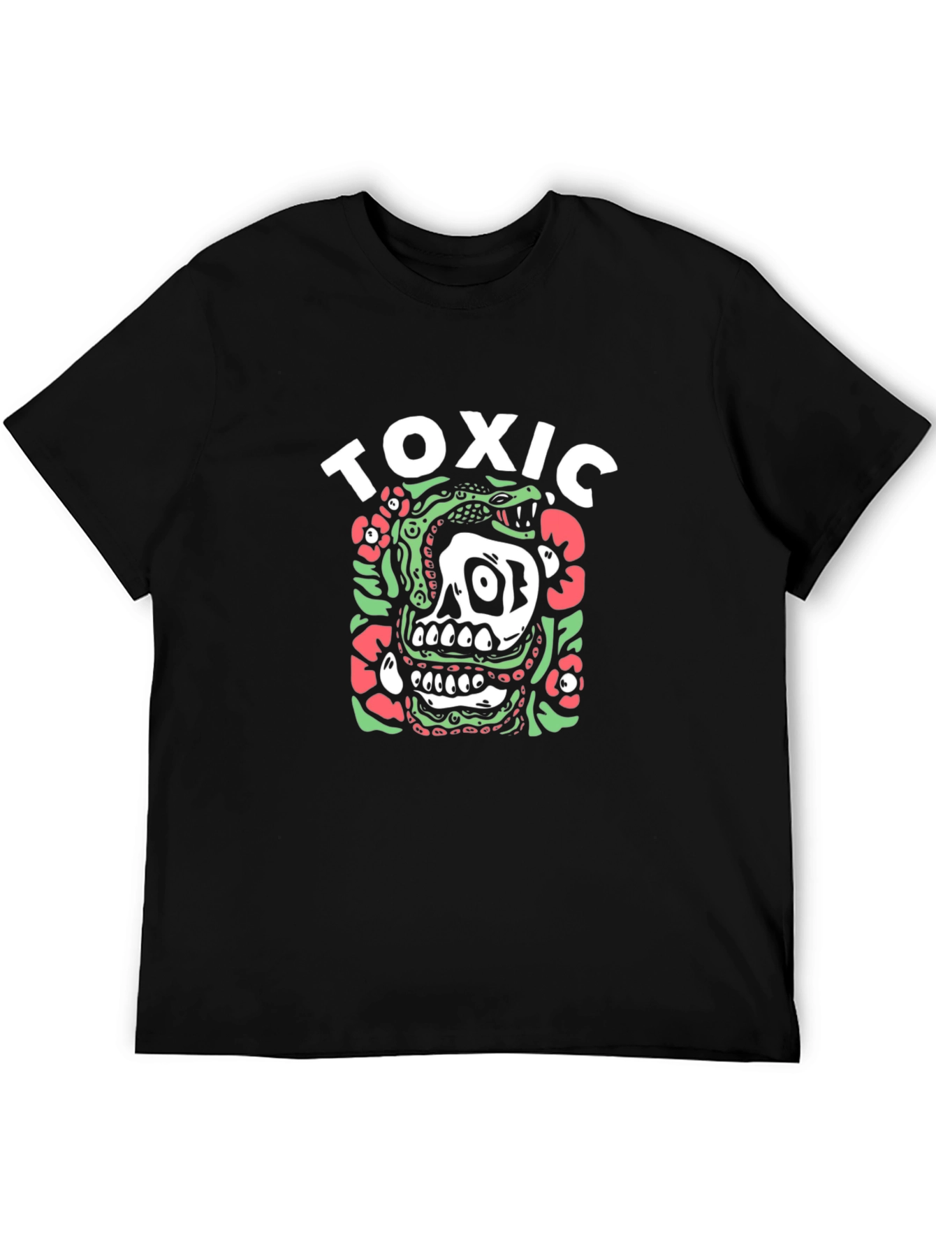 Toxic Skull Graphic Tee - Unique Design!
