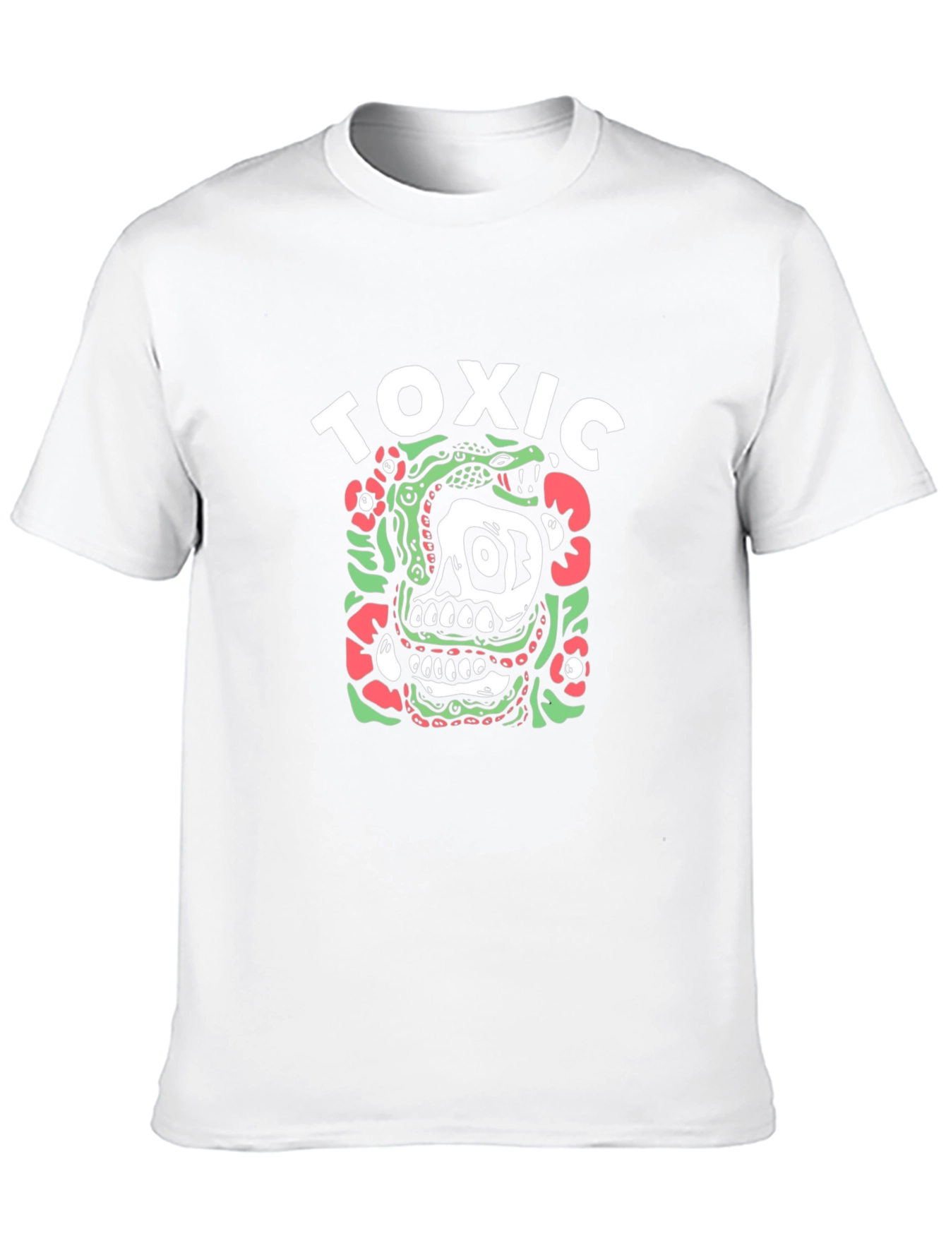 Toxic Skull Graphic Tee - Unique Design!