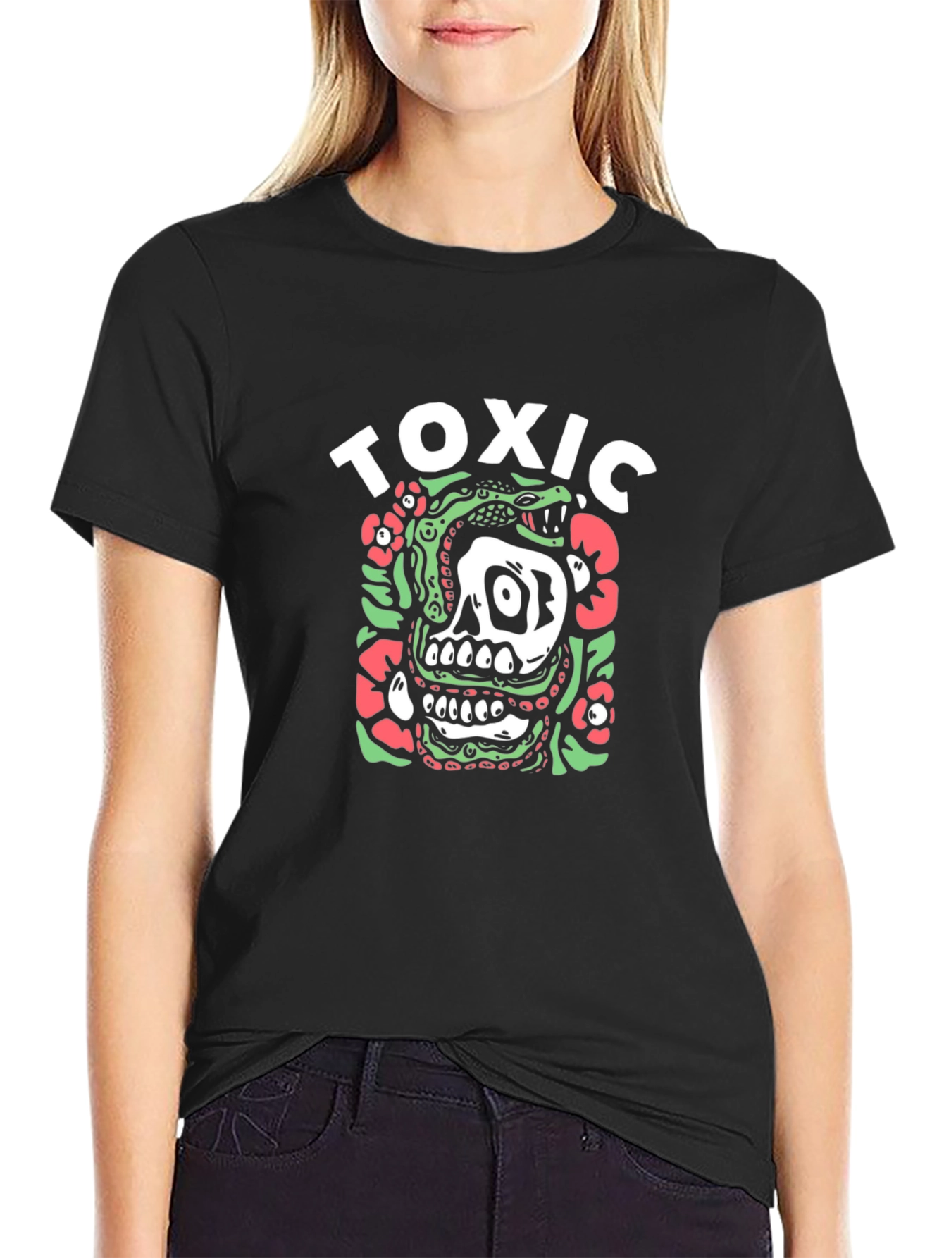 Toxic Skull Graphic Tee - Unique Design!