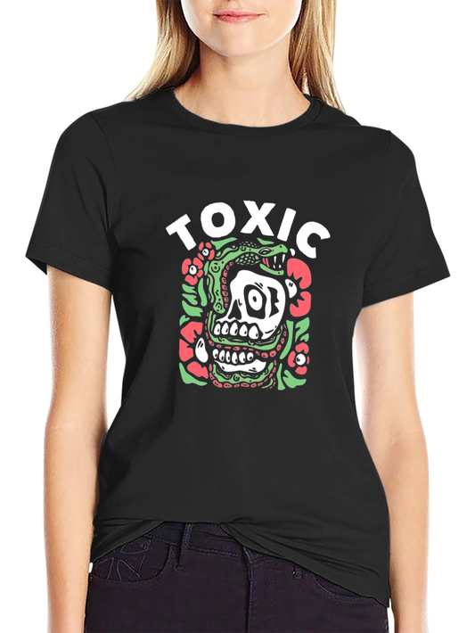 Toxic Skull Graphic Tee - Unique Design!