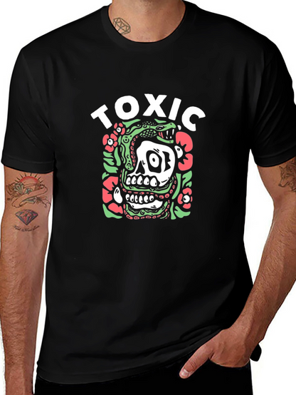 Toxic Skull Graphic Tee - Unique Design!