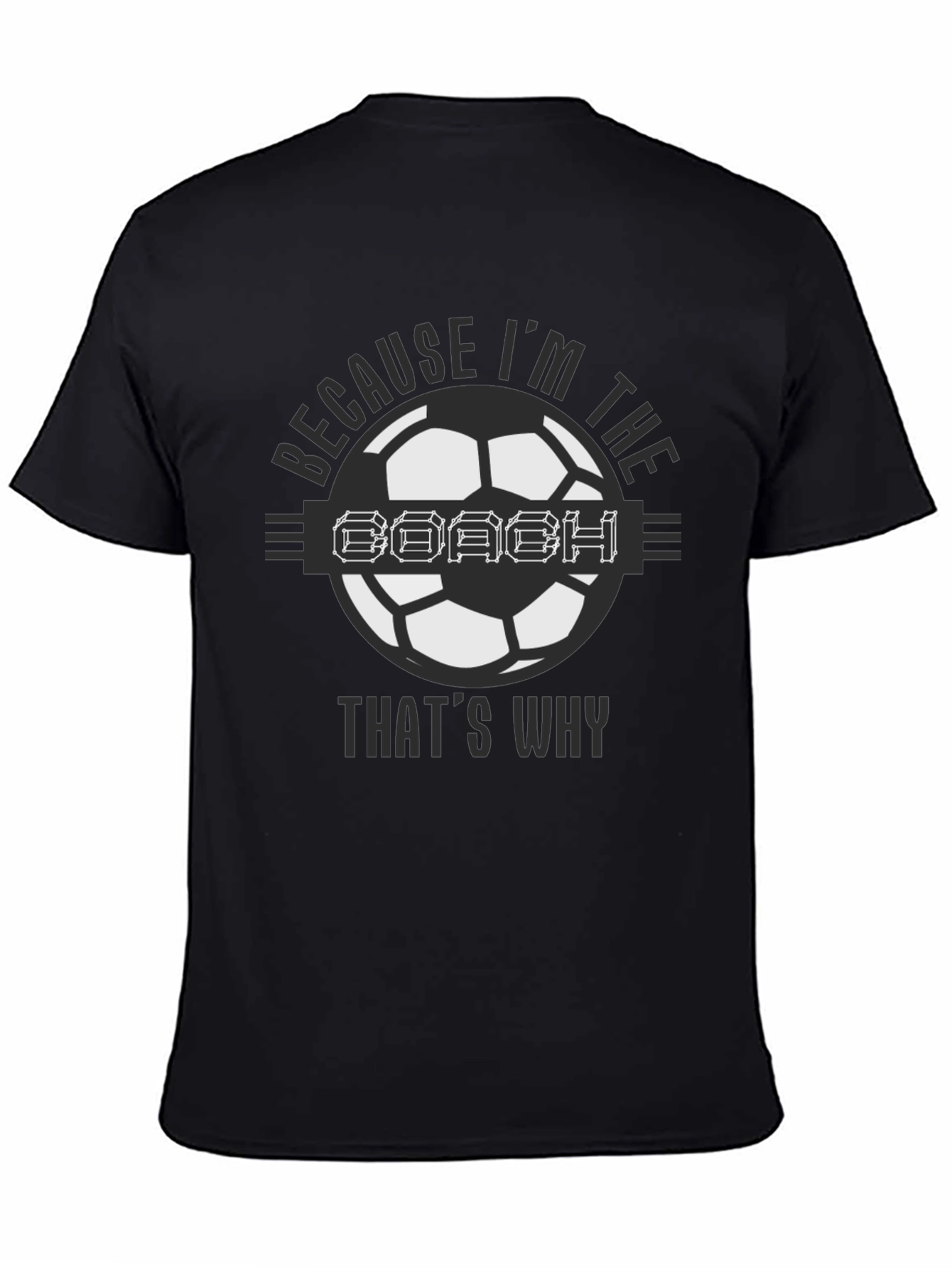 Because Im the Coach Soccer T-Shirt