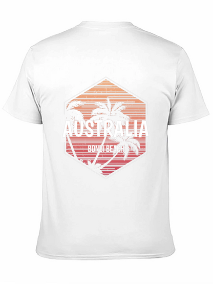 Australia Bondi Beach Graphic Tee - Black T-Shirt