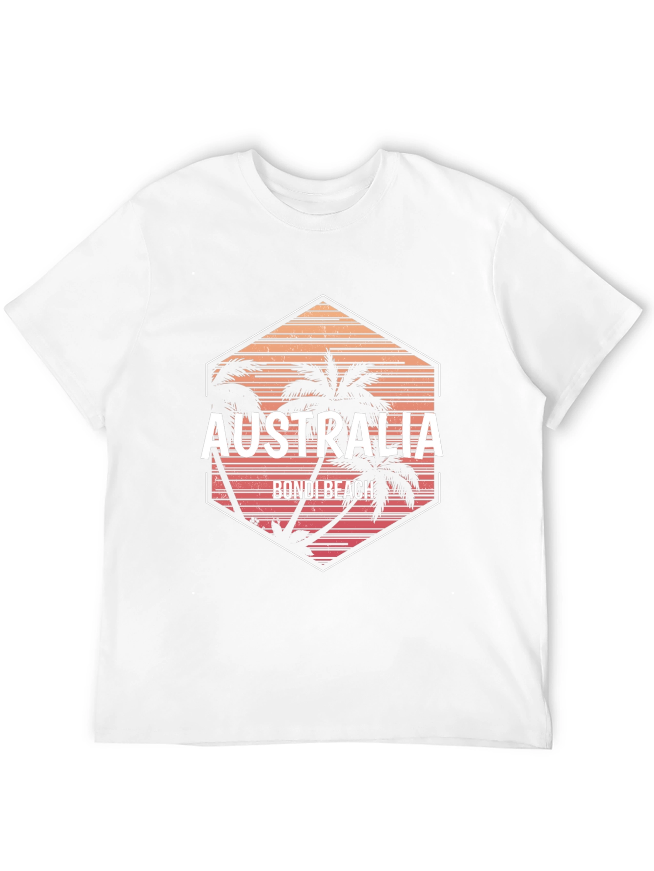 Australia Bondi Beach Graphic Tee - Black T-Shirt