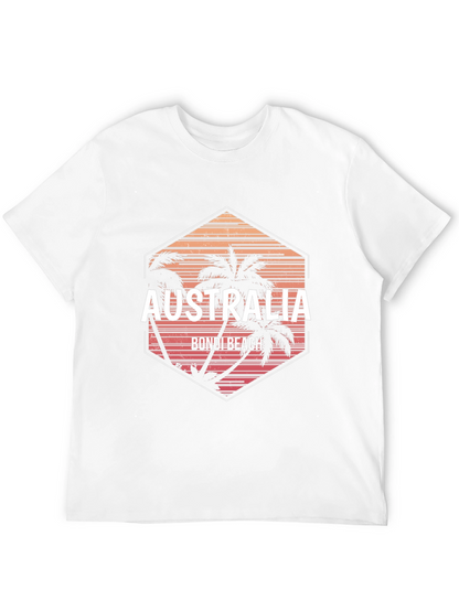 Australia Bondi Beach Graphic Tee - Black T-Shirt