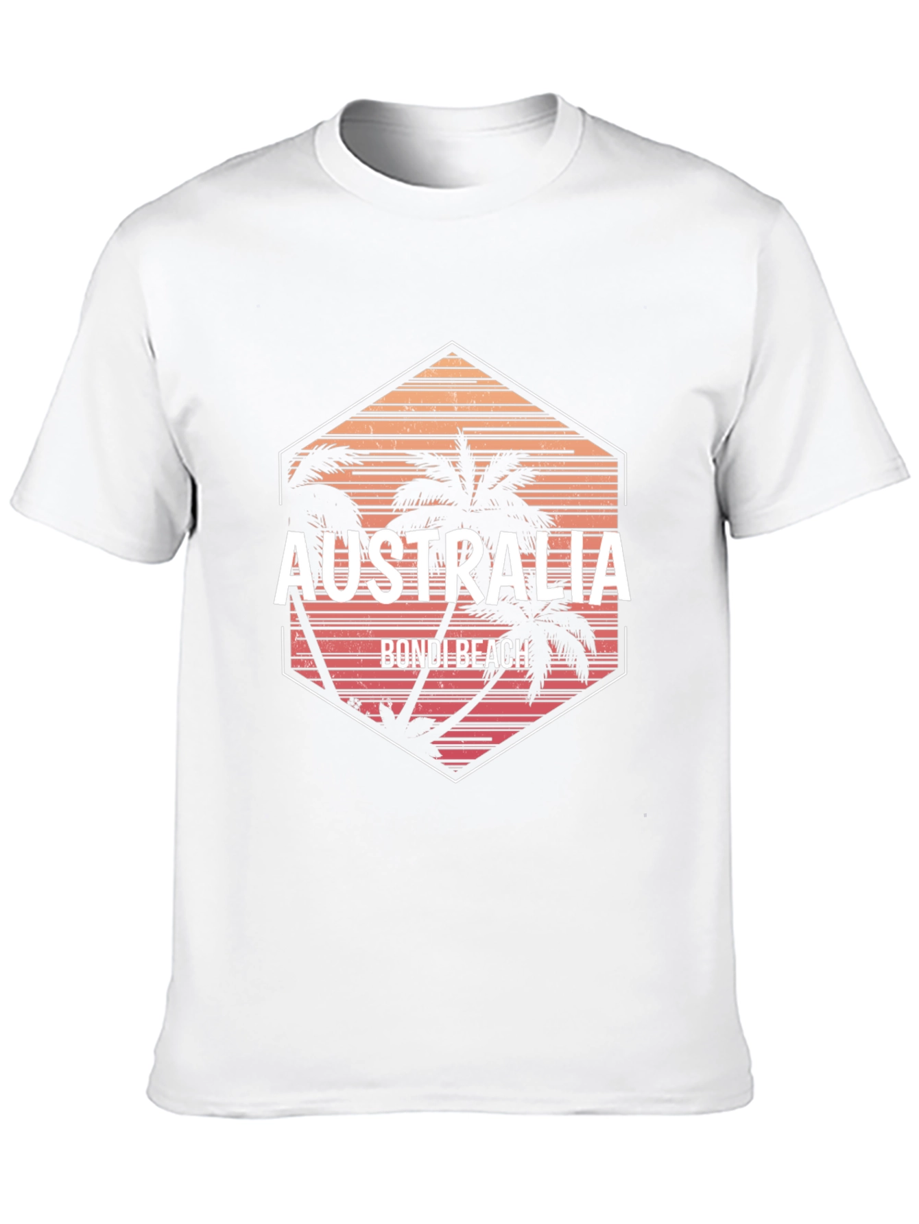 Australia Bondi Beach Graphic Tee - Black T-Shirt