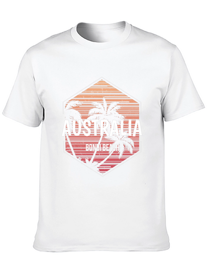 Australia Bondi Beach Graphic Tee - Black T-Shirt