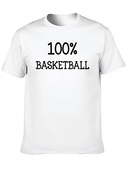 100% Basketball Black T-Shirt