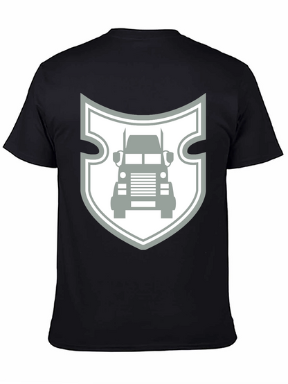 Truck Shield Graphic Tee - Black