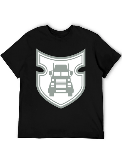 Truck Shield Graphic Tee - Black