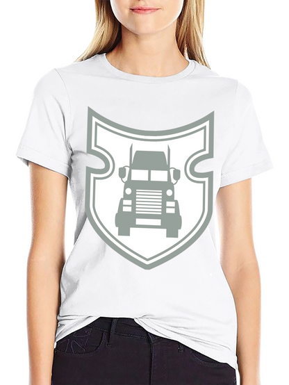 Truck Shield Graphic Tee - Black