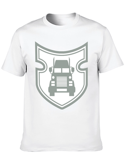 Truck Shield Graphic Tee - Black