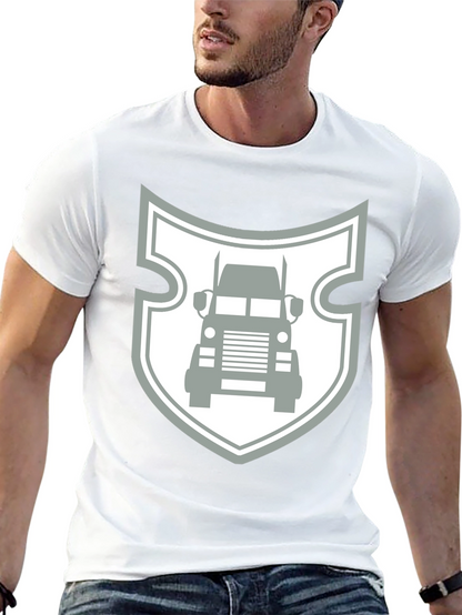 Truck Shield Graphic Tee - Black