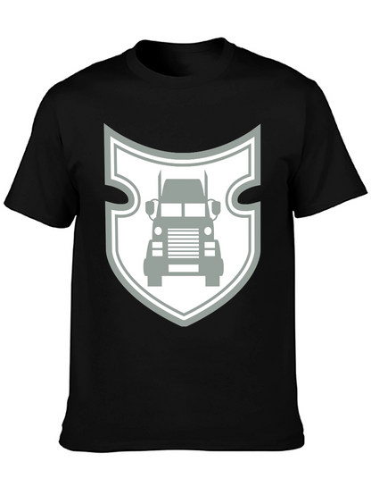 Truck Shield Graphic Tee - Black